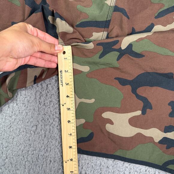 RVCA Camo Board Shorts Swim Trunks Mens 30 Camouflage Green Black Stretch - Picture 8 of 9